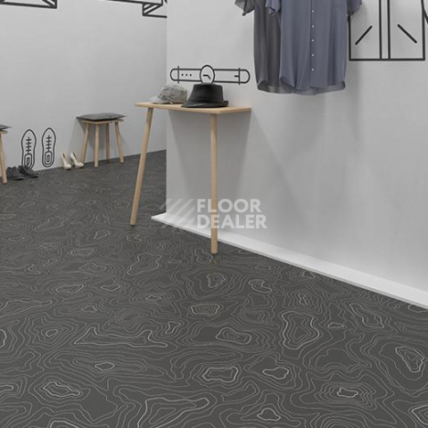 Forbo Sarlon Graphic 19dB 919T4319 grey topography фото 2 | FLOORDEALER